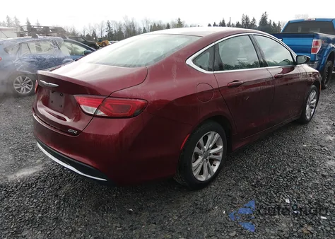 2016 Chrysler 200 Limited z USA, uszkodzony, nr VIN 1C3CCCAB0GN123448